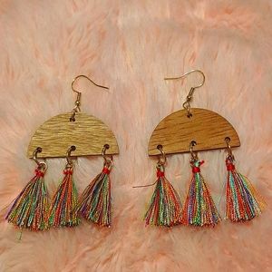 Beautiful Wooden Multiple Color Tassels